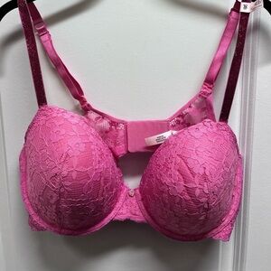 Victoria’s Secret Dream Angels lined Demi bra crystal embellished straps 40D